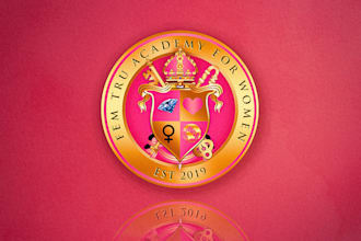 exceptional bishop, school and church seal logo
