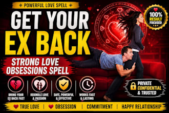 get ex back strong love obsessions spell