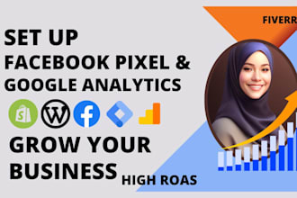 install facebook pixel and google analytics on your website
