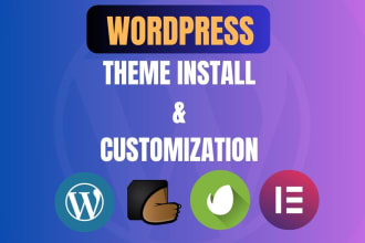 do themeforest wordpress theme installation and customization professionally