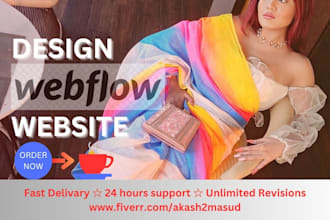 design webflow website, figma to webflow, wordpress and webflow expert
