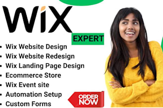 design wix website redesign wix automation wix landing page