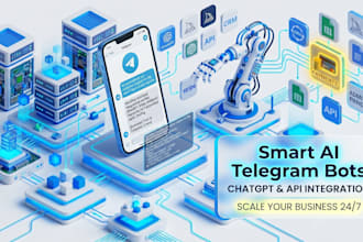 build a custom telegram bot with chatgpt ai for your business