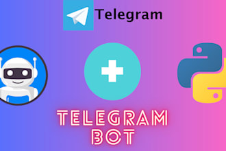 develop telegram, whatsapp, and discord bots in python