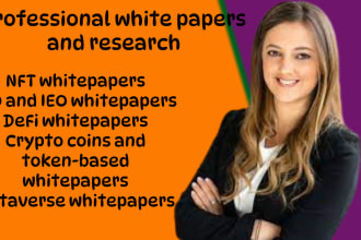 write you a well researched white paper