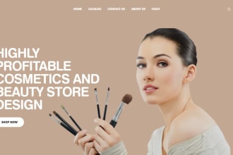 design profitable shopify beauty store makeup website shopify cosmetics website
