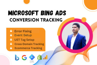 setup microsoft bing ads conversion tracking with GTM