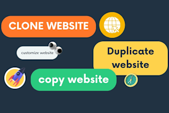 clone a website, copy, or duplicate a web application with react and nodejs