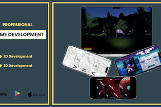 develop a game in 2d or 3d unity engine environment