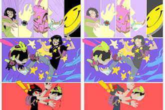 do flat colors for your comics and manga