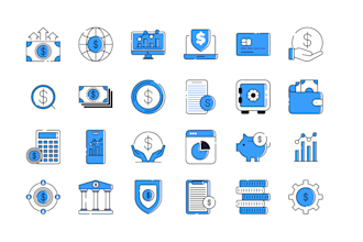 design a custom hand drawn icon set for your app, website, brand identity