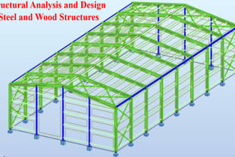 do structural analysis and design of steel and wood structure