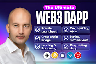 build web3 dapp like ore supply, minebean, presale, staking, pump fun launchpad