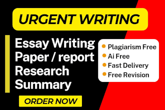 be your urgent essay writer expert