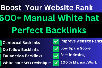do rank website higher by high quality SEO contextual  backlinks and foundation