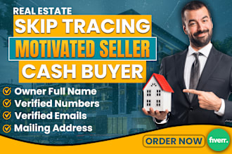 do cash buyers motivated seller list with skip tracing