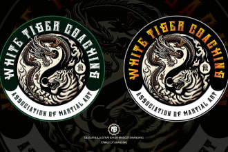 design a karate, jiu jitsu, gym, martial art fitness logo
