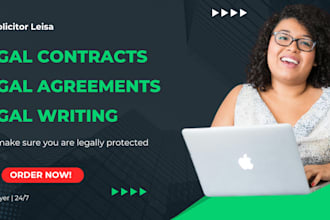 be your UK  lawyer for legal agreements, contract and other legal documents