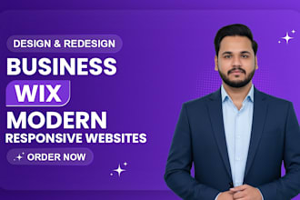wix online store , design or redesign wix business website
