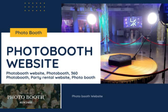 photobooth, photo booth website, 360photobooth event ticket with online booking