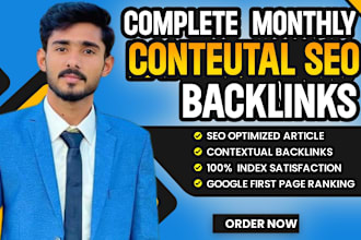 do monthly off page SEO service via guest post white hat dofollow backlinks