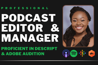 edit your podcast in descript or adobe audition