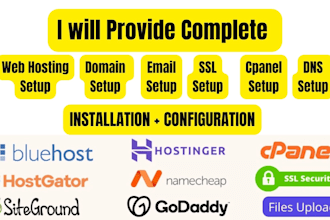setup full web hosting, on every hosting provider for web or cpanel