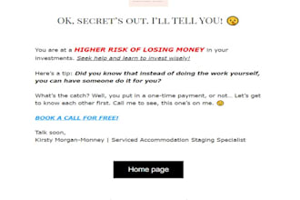 draft a captivating email for your content