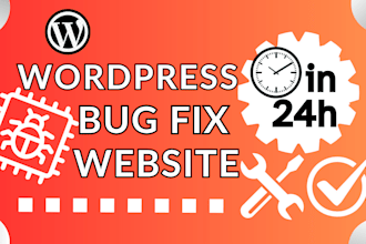 fix wordpress errors issues bug fix wordpress website, critical error in 24 hour