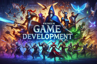 make industry level mobile game for android and ios for playstore and appstore