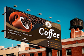 design 3d real estate billboard and banner