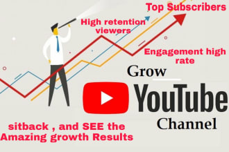 build youtube channel community and grow subscribers with high retention viewers