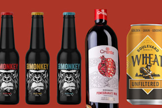 design wine label,beer label, whiskey label, tequila label design in 12 hours