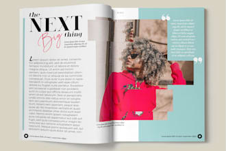 create trendy professional looking magazine