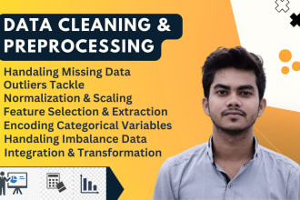 do data cleaning, preprocessing, and feature engineering