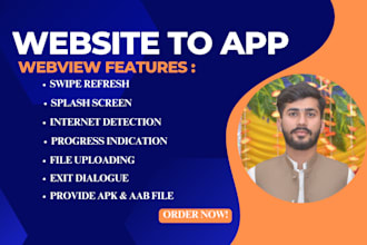 convert the website into an android app