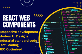 create customizable fully functional react components