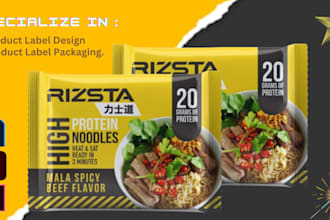 create product box packaging design, supplement packaging design