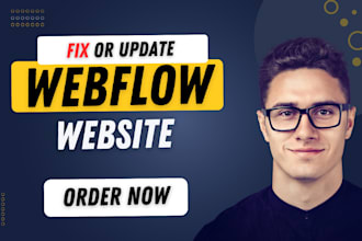 do webflow website fix, webflow expert, webflow website update