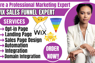 clone wix website, squarespace landing page,  godaddy single page, wix expert
