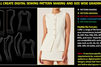 any sewing instruction step by step written illustrated