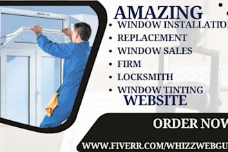 build window installation sales automobile tinting locksmith replacement website
