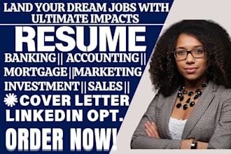 write sales resume, financial service, realtor banking resume, and cover letter