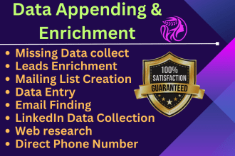 do linkedin appending data enrichment,b2b lead generation, and email leads