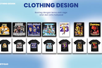 design a vintage 90s bootleg sports for your tee