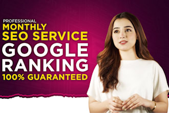 do complete monthly off page SEO service via high authority dofollow backlinks