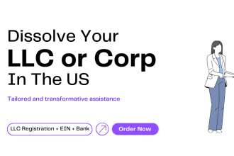 dissolve your US llc or corporation with the state