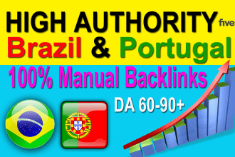 create high authority portugal brazil off page SEO backlinks