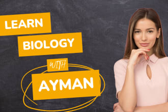 be your biology and general science tutor