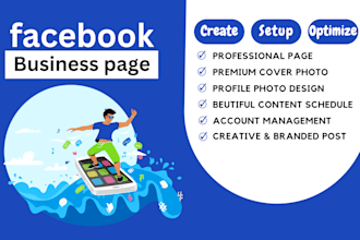 create, fix or optimize facebook business page or fan page